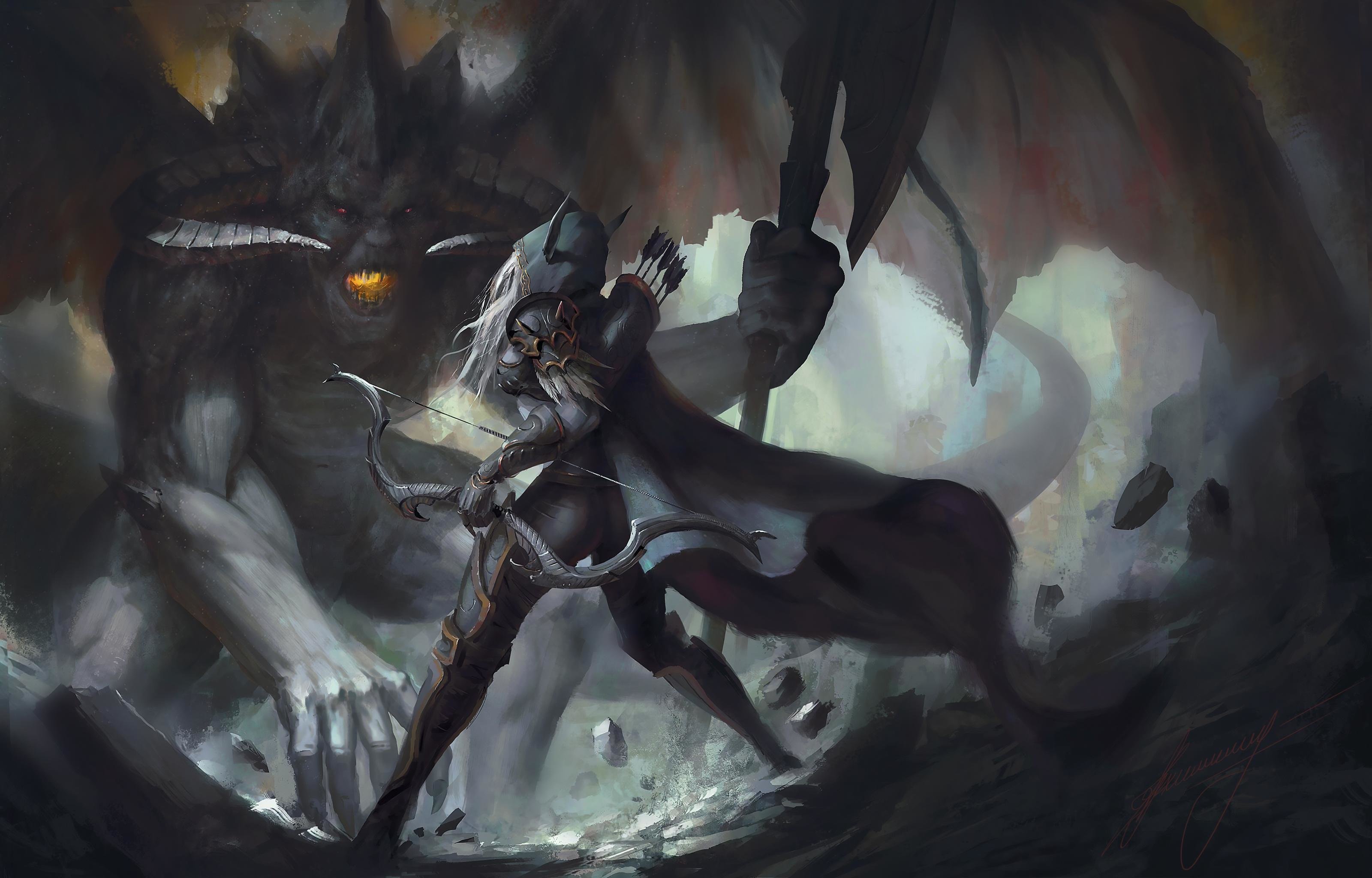 Best Heroes Of The Storm Wallpaper Id - Drow Ranger Fantasy Art - HD Wallpaper 