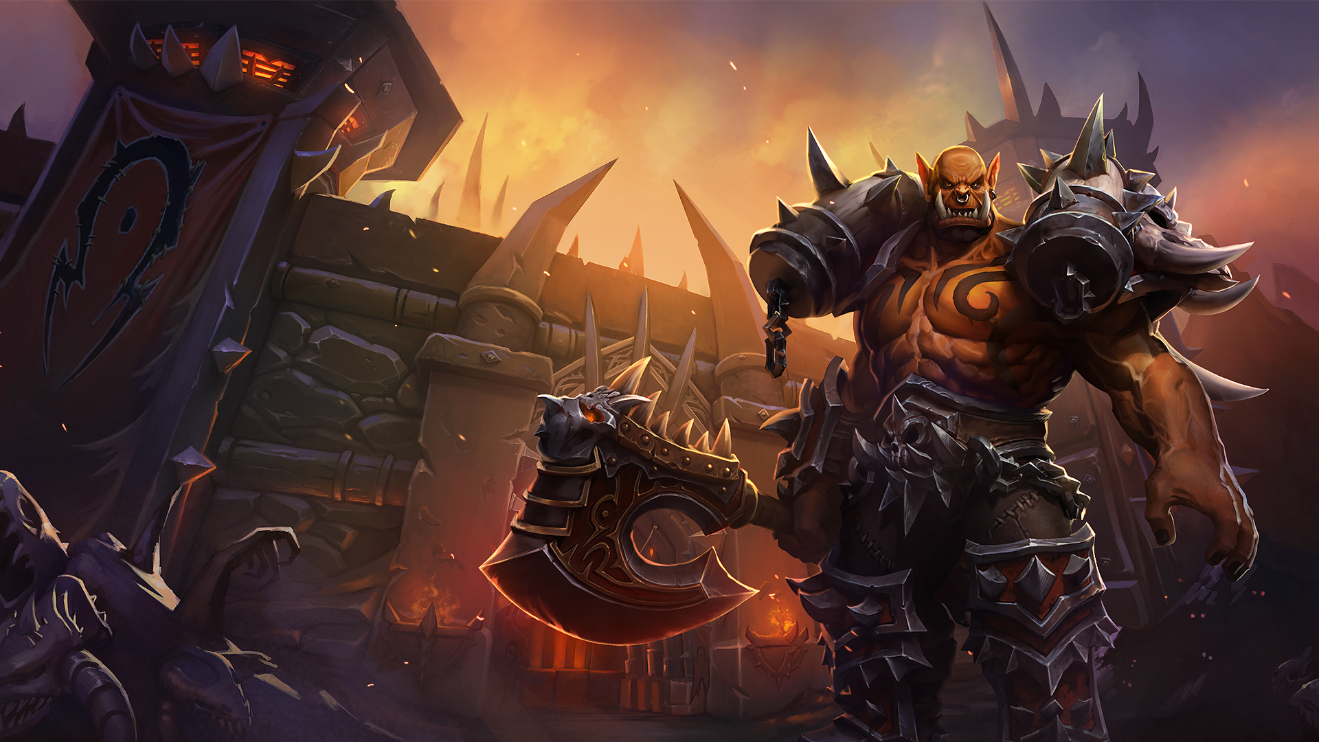 Garrosh Hellscream - HD Wallpaper 