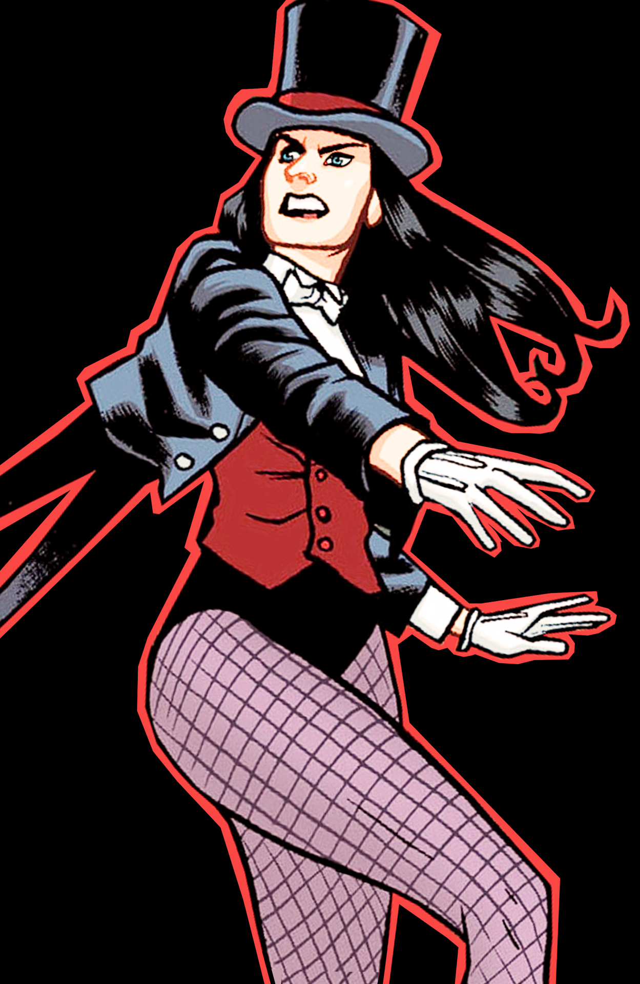 Zatanna Zatara In Black Canary And Zatanna - Cartoon - HD Wallpaper 