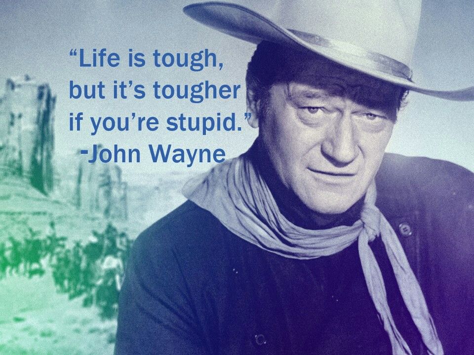 True Grit John Wayne Quotes - Black And White John Wayne - HD Wallpaper 