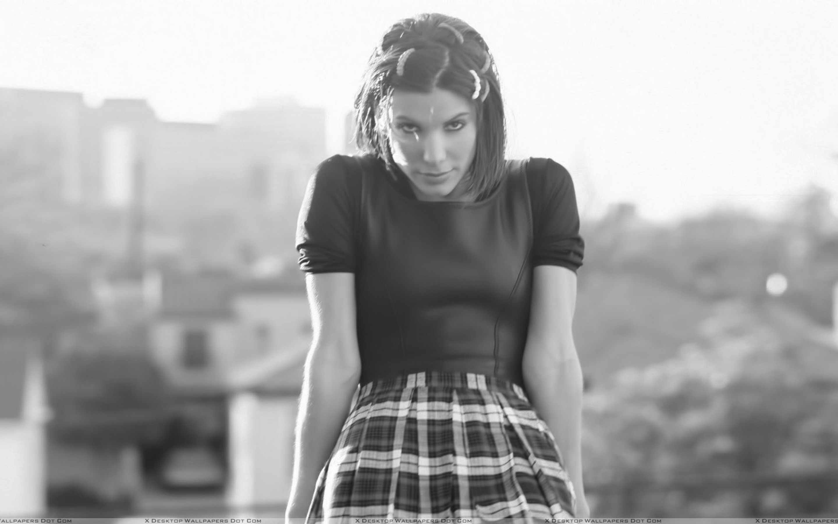 Sandra Bullock Wallpaper - Sandra Bullock School Girl - HD Wallpaper 