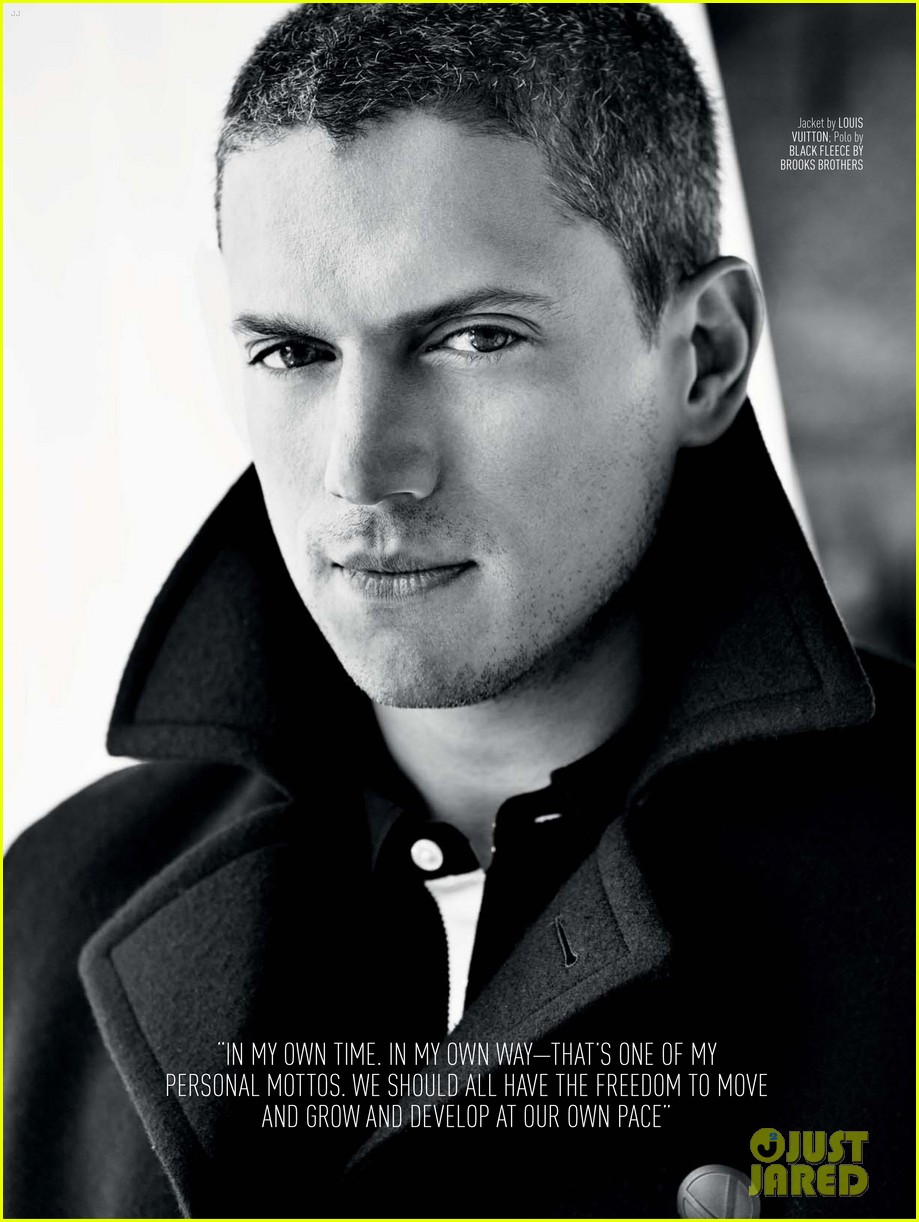 Wentworth Miller Black And White - HD Wallpaper 
