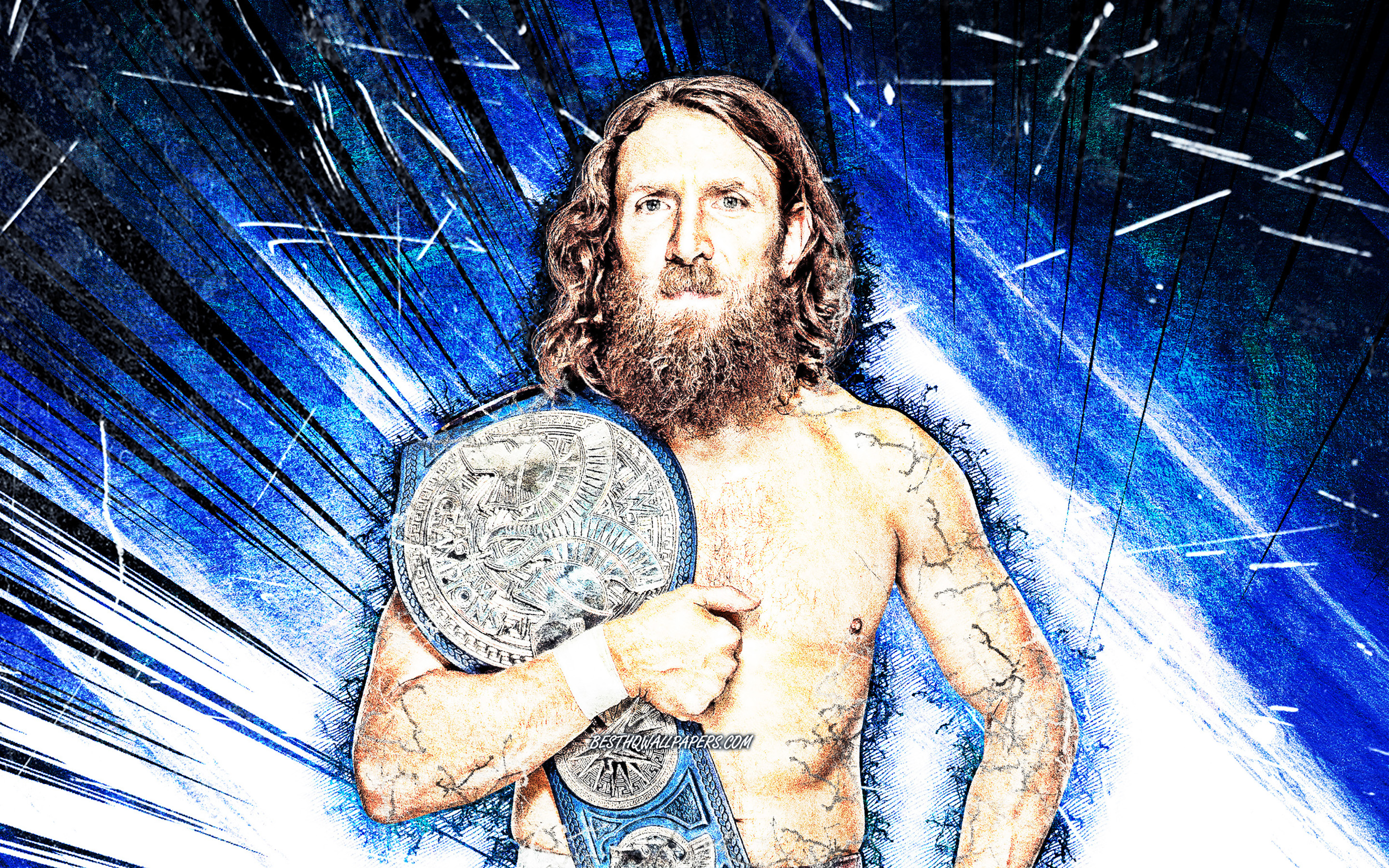 Daniel Bryan, Grunge Art, Wwe, American Wrestlers, - Amari Cooper Wallpaper Cowboys - HD Wallpaper 