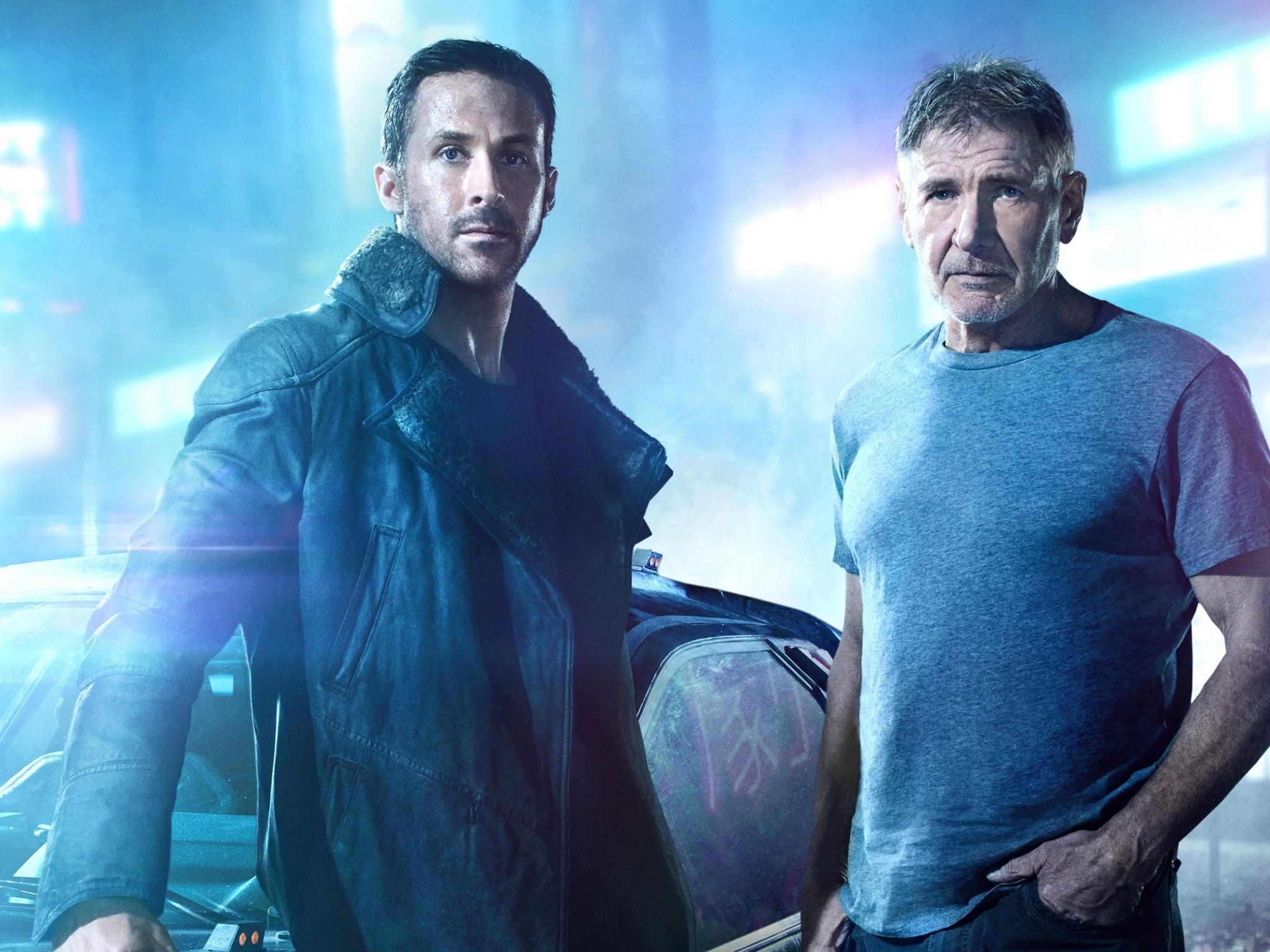 Blade Runner 2049, Harrison Ford, Ryan Gosling - Ryan Gosling Harrison Ford Blade Runner - HD Wallpaper 