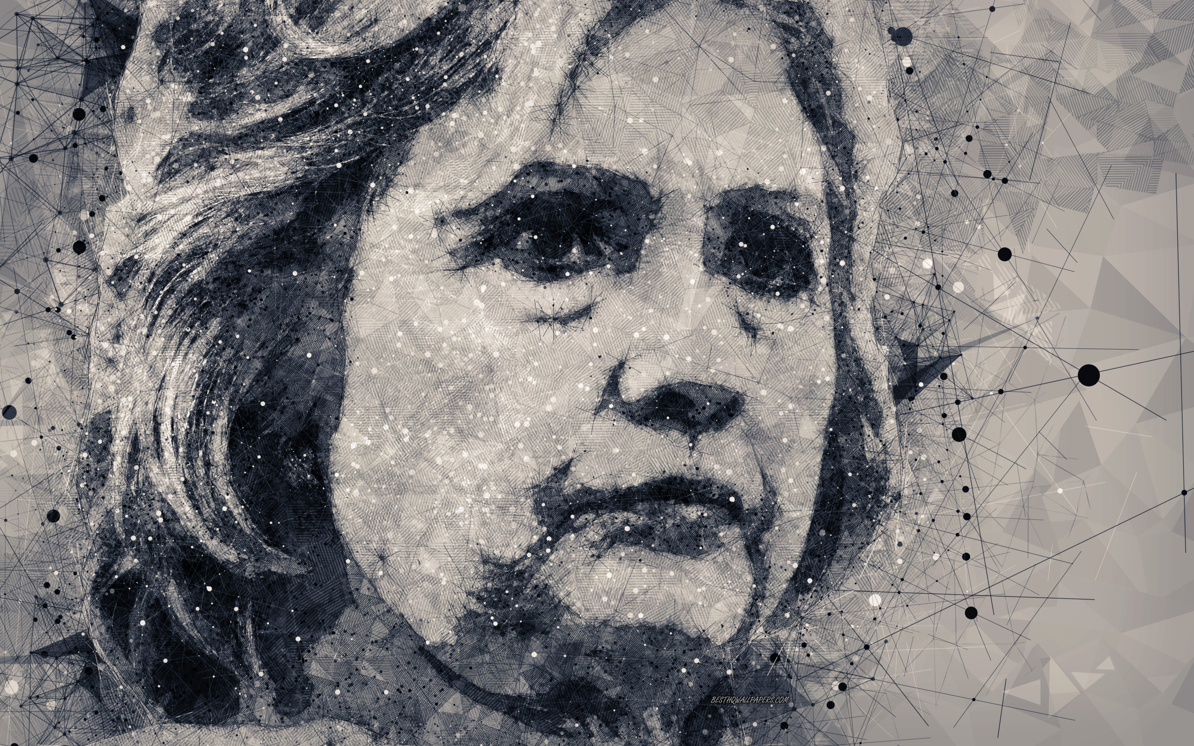 Hillary Clinton, 4k, Geometric Art Portrait, Creative - Fond D Écran 4k Politique - HD Wallpaper 