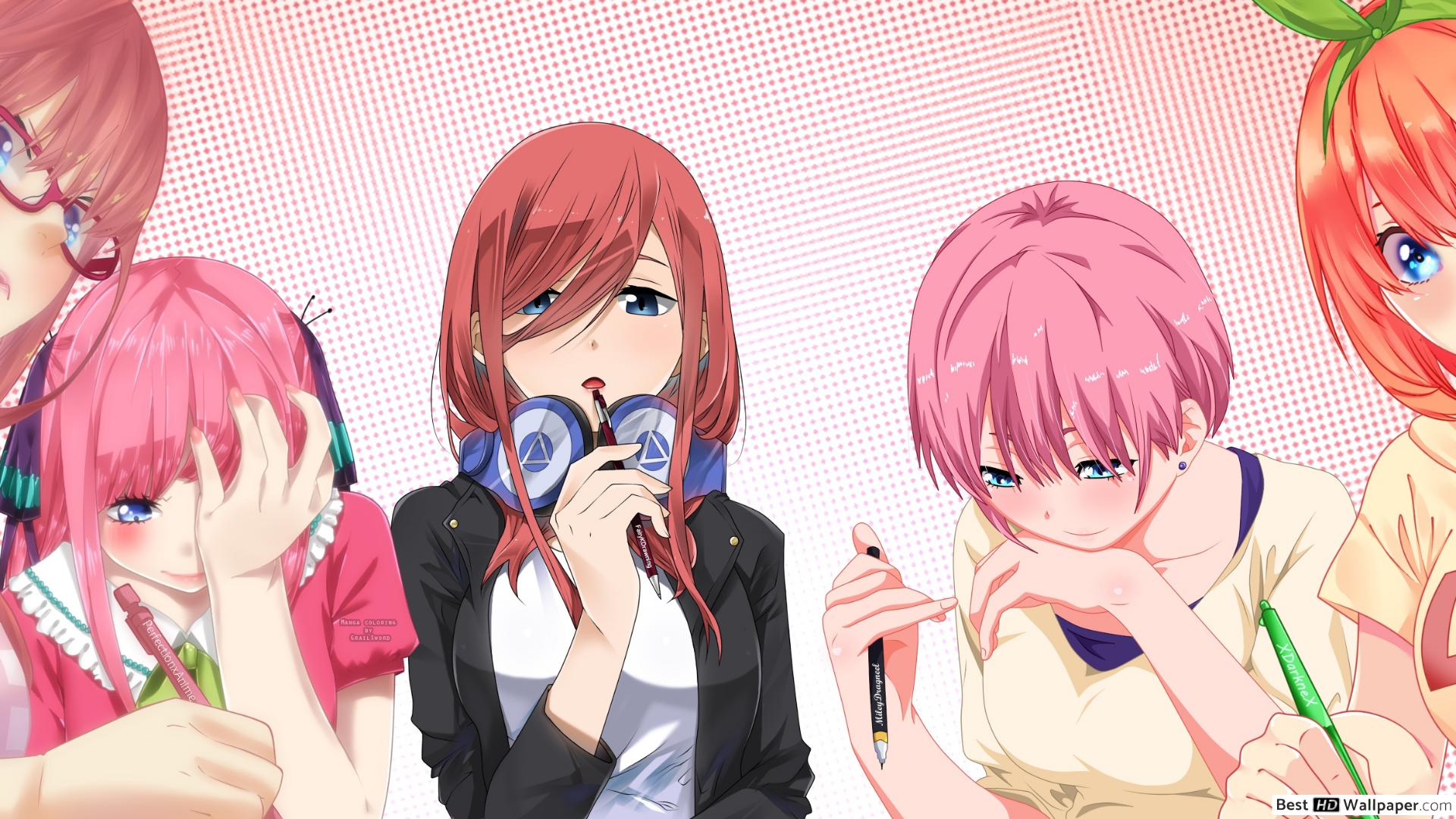 Gotoubun No Hanayone - HD Wallpaper 