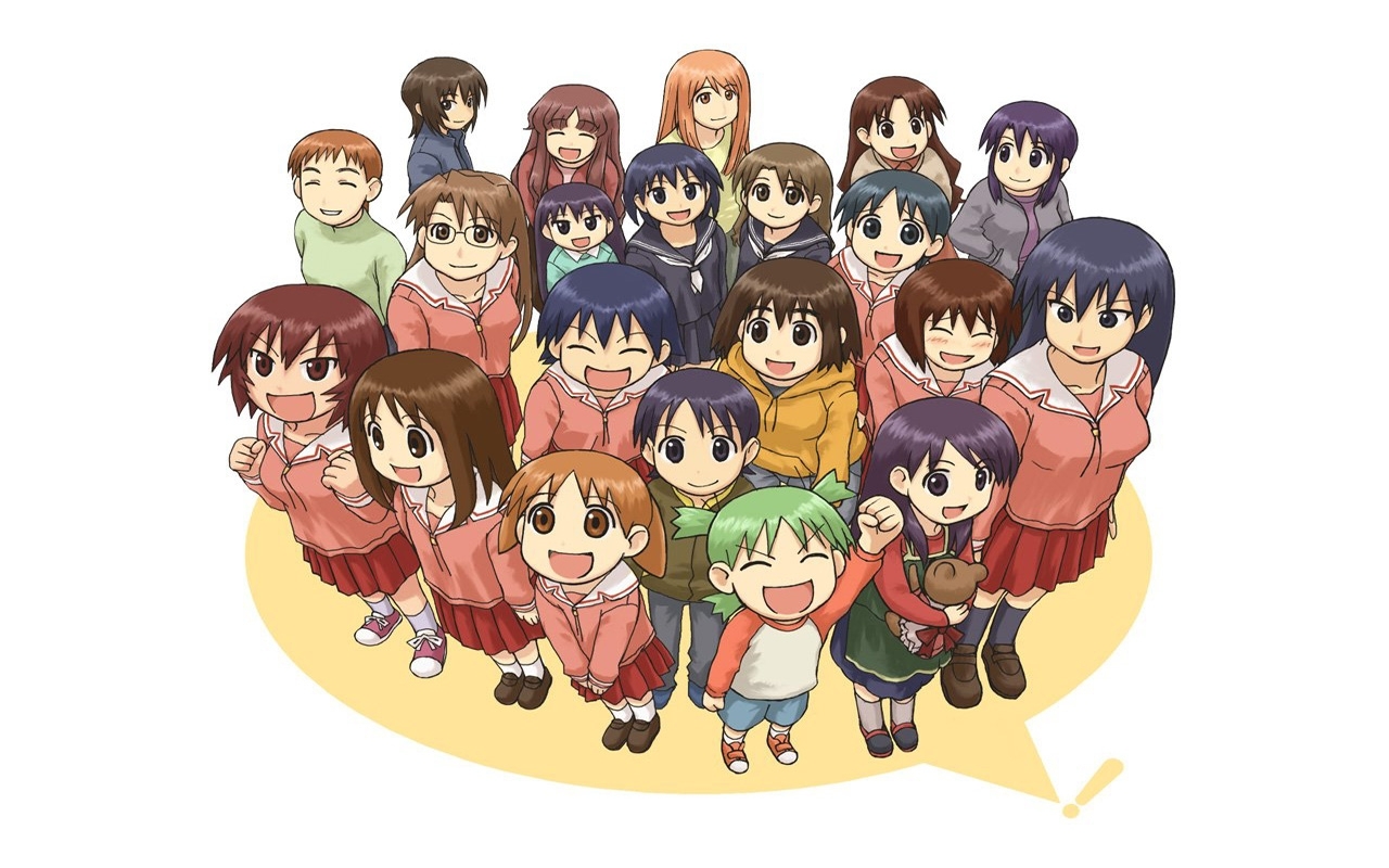 Azumanga Daioh Osaka Yotsuba Wallpaper - Azumanga Daioh Phone - HD Wallpaper 