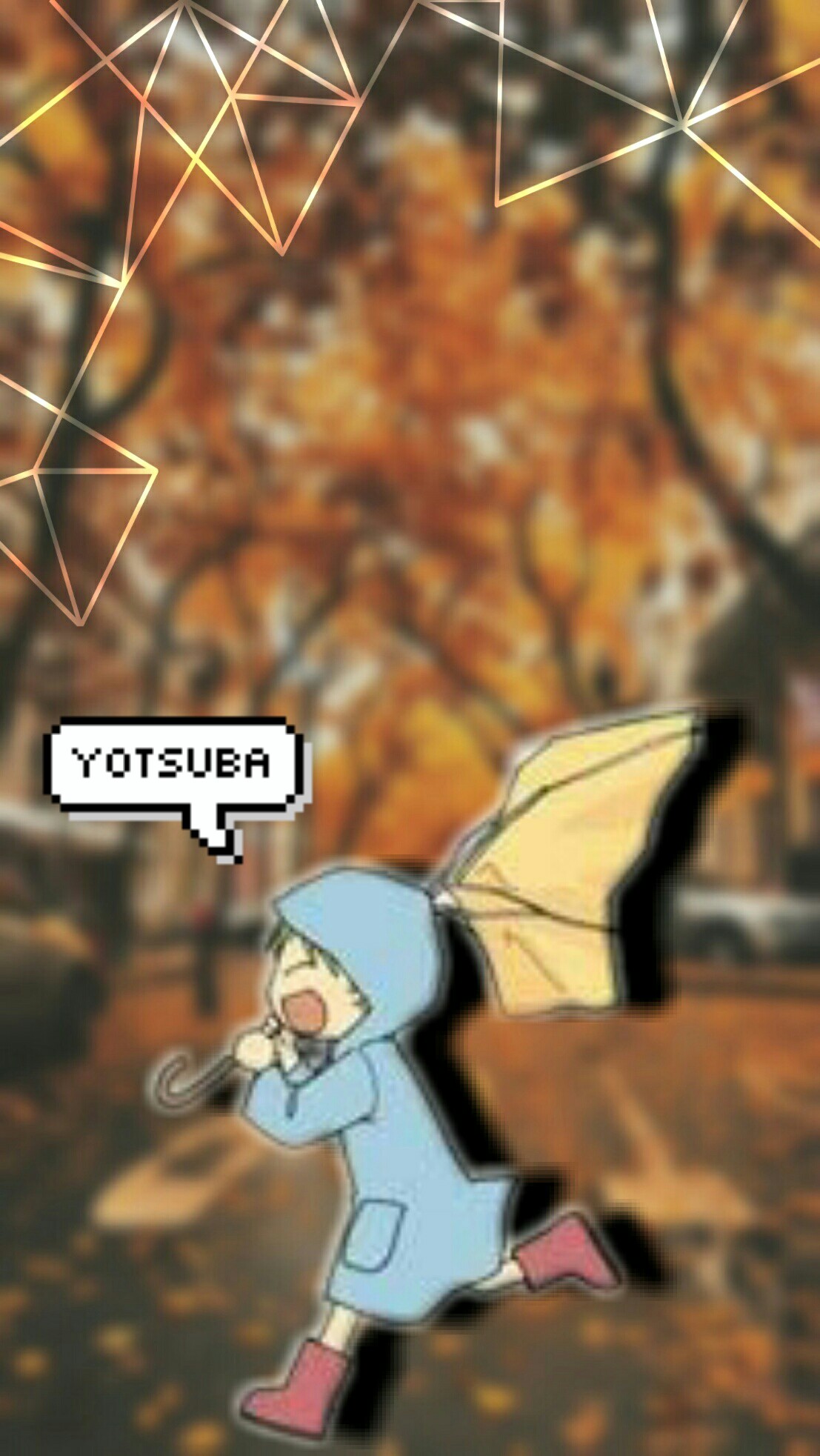 Yotsuba Phone Wallpaper 《autumn》

made By Me - Autumn - HD Wallpaper 