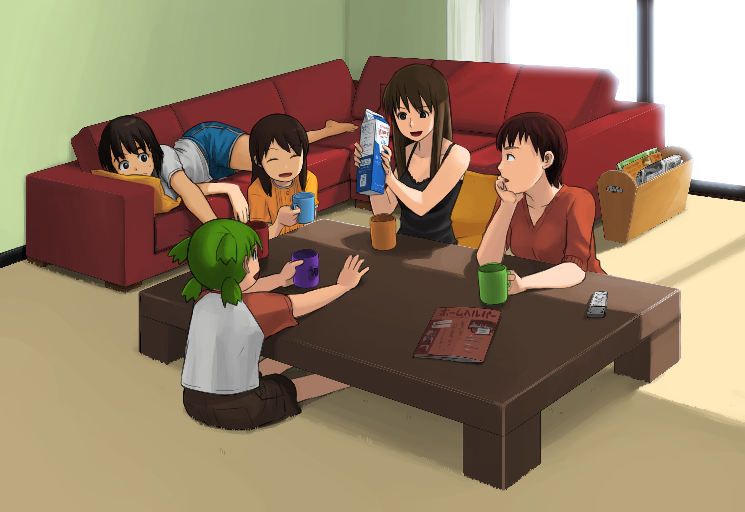 Yotsuba Anime Wallpaper - Yotsuba&! - HD Wallpaper 