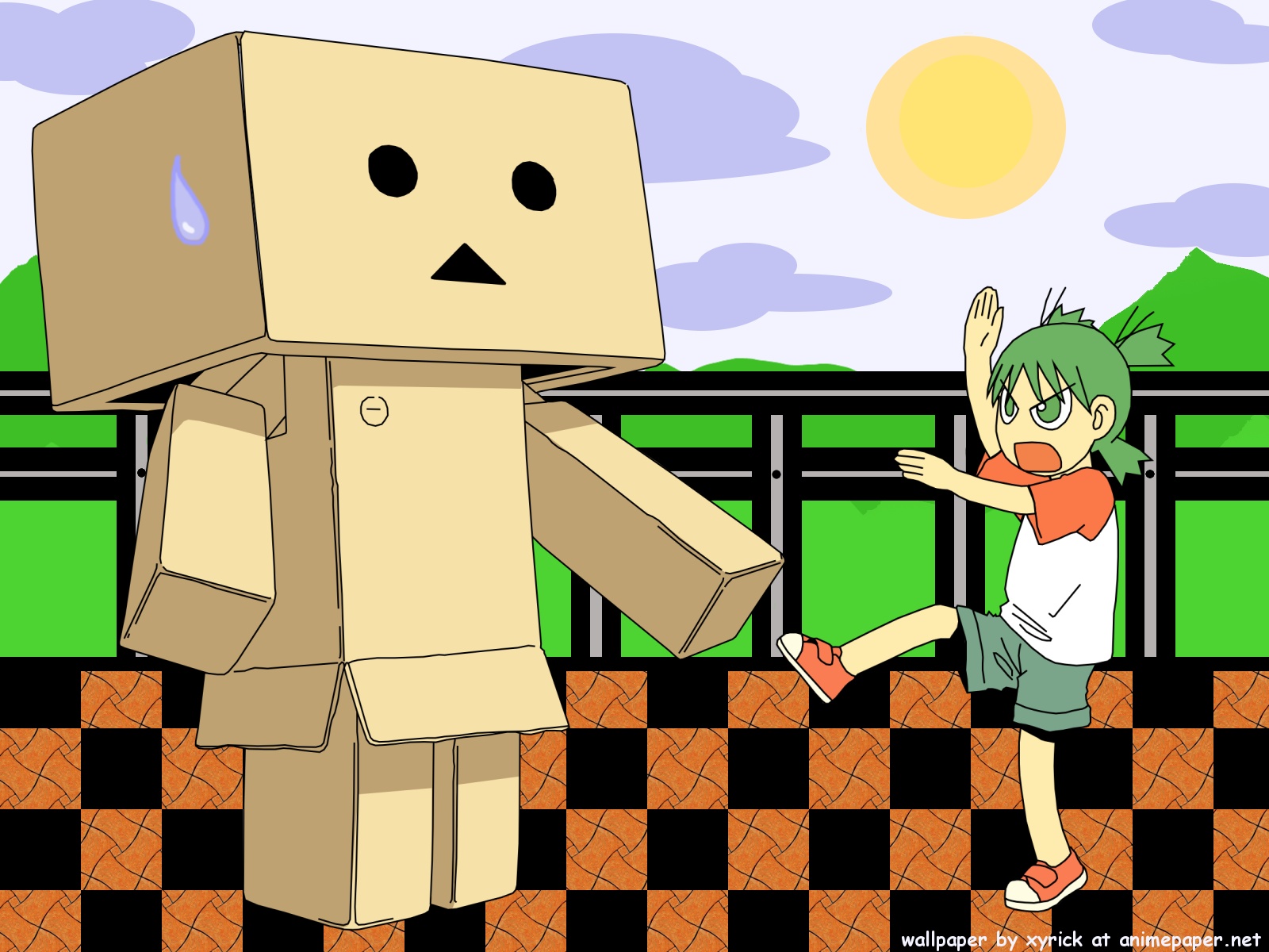 Danboo Koiwai Yotsuba Yotsubato - Clip Art Pizza Lunch - HD Wallpaper 
