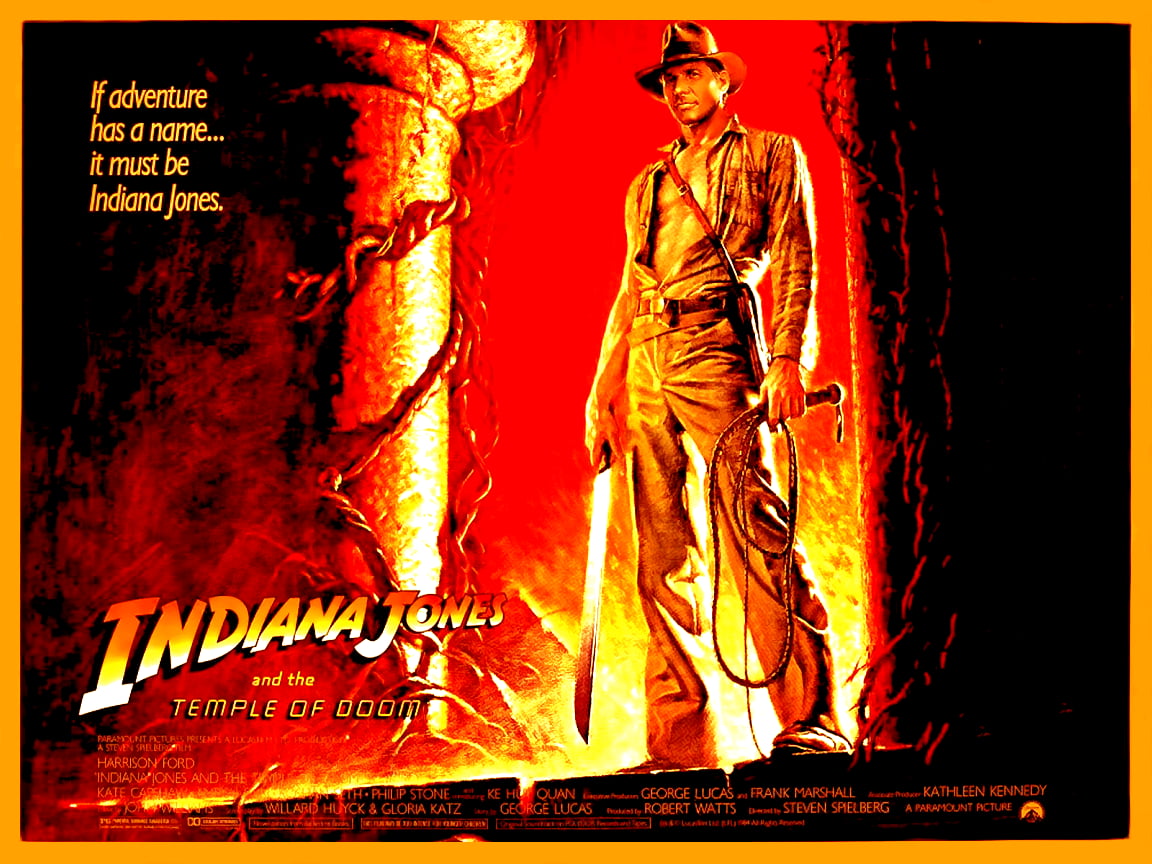 Indiana Jones And The Temple Of Doom Movie Poster - HD Wallpaper 