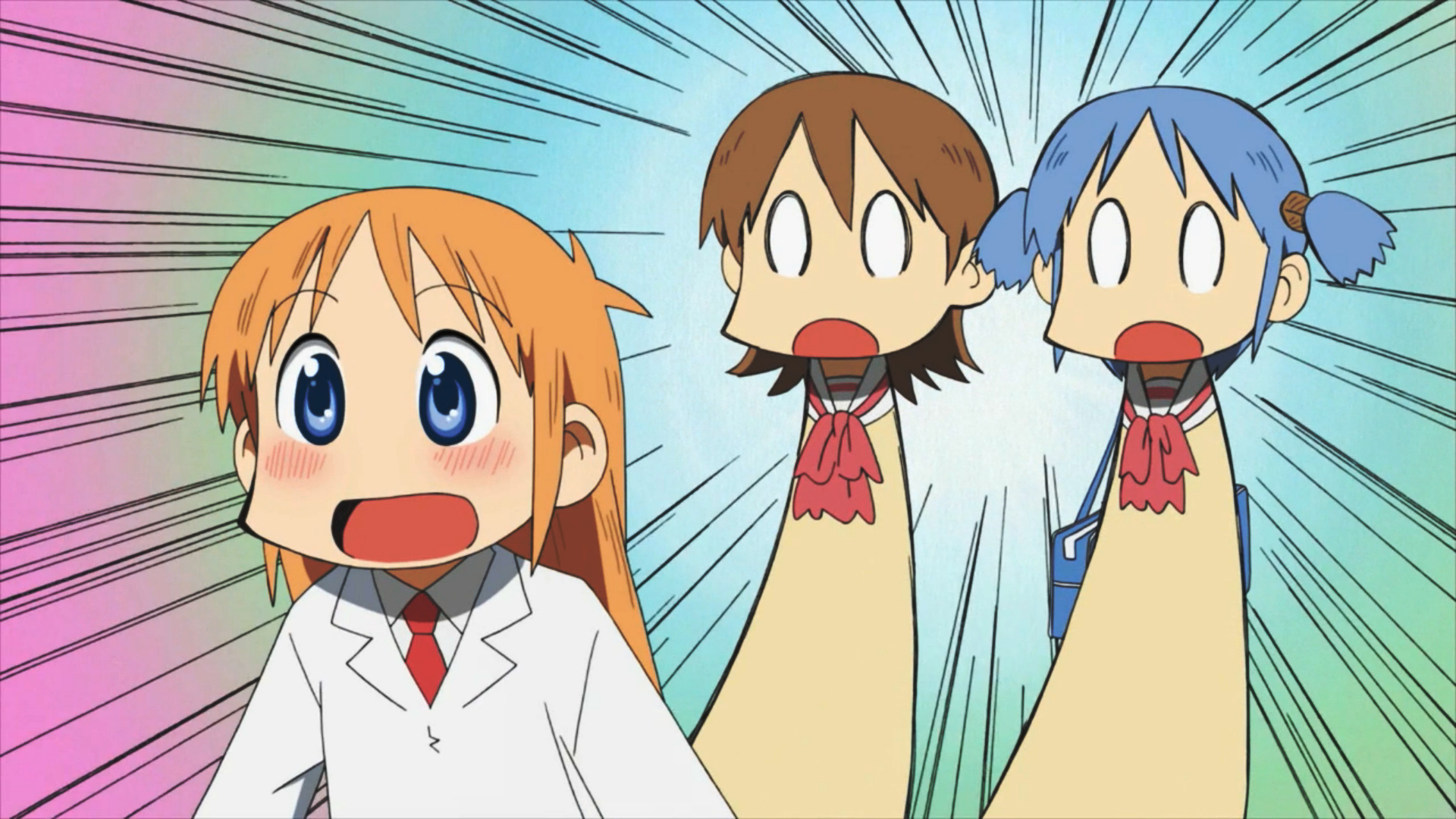 Nichijou Hakase And Mio - HD Wallpaper 