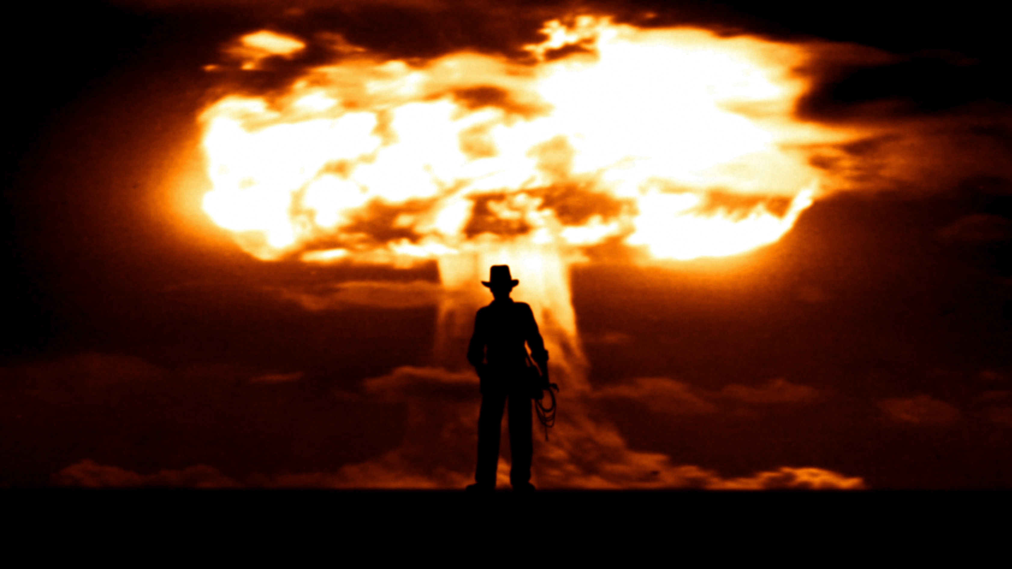 Indiana Jones Fire Background - HD Wallpaper 