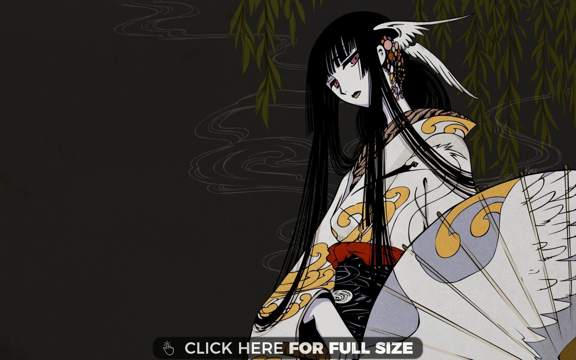 Japanese Anime Wallpaper - Traditional Japanese Anime Girl - HD Wallpaper 