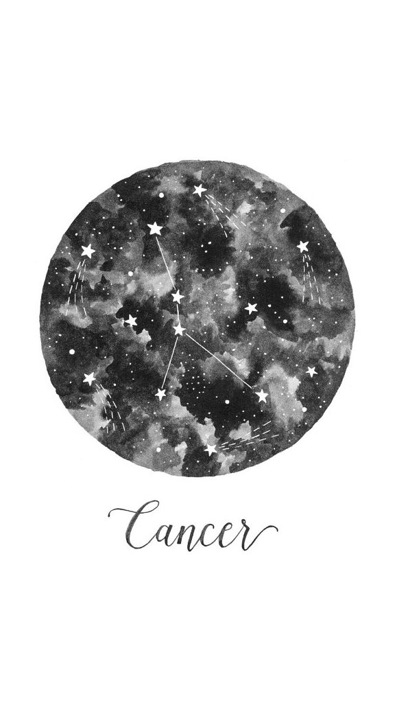 Zodiac Sign Cancer Lockscreen - HD Wallpaper 