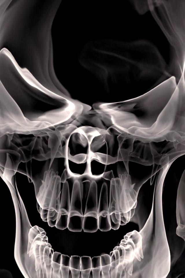 Cool 3d Skull Smoke Hd - HD Wallpaper 
