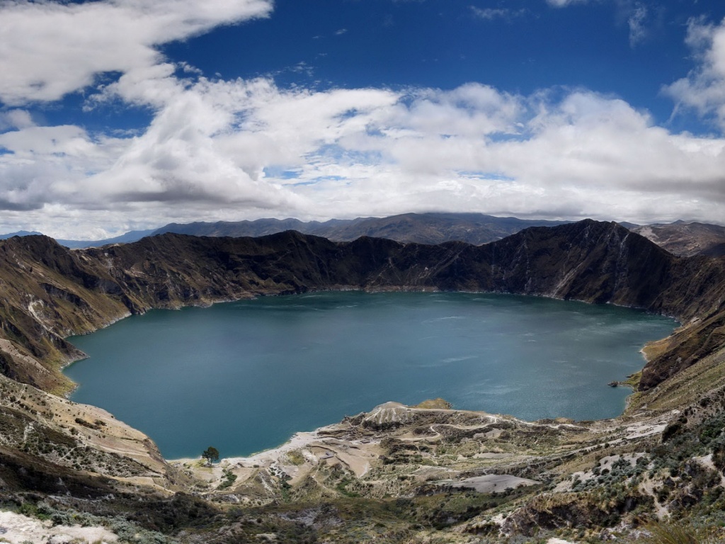 Laguna Quilotoa - HD Wallpaper 