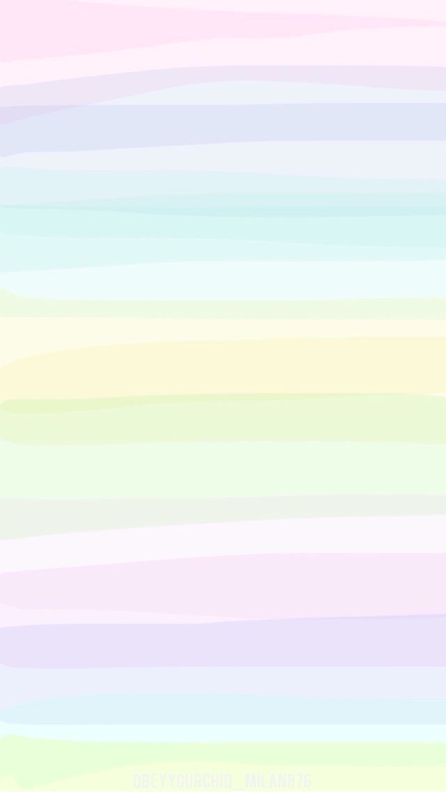 Arcoiris, Kawaii, And Lindo Image - Pastel Watercolor Iphone Background - HD Wallpaper 