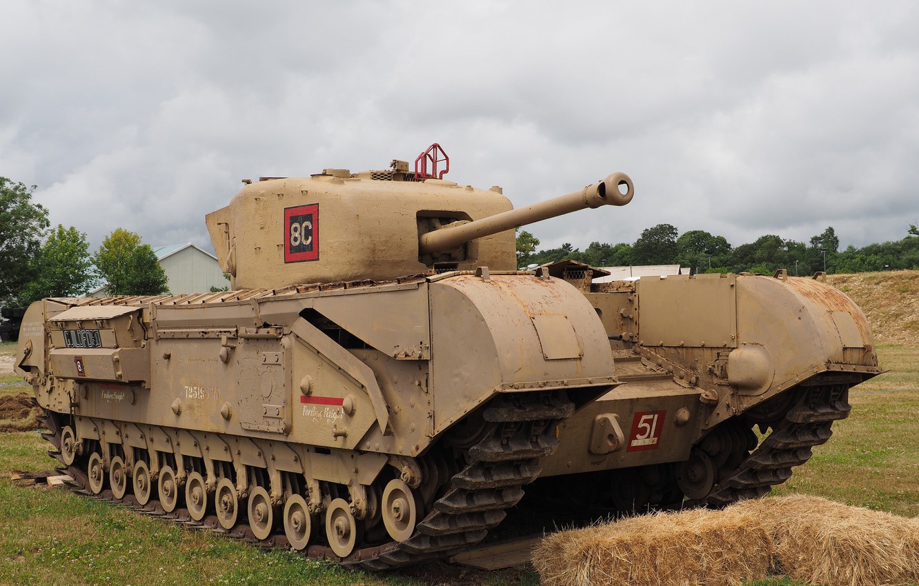 Photo Wallpaper Tank, Armor, Churchill, Churchill, - Churchill Tank - HD Wallpaper 