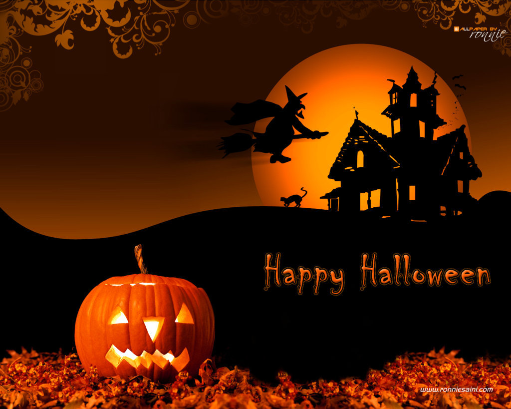 Happy Halloween 2013 Wallpaper 40527 Hd Wallpapers - Halloween Backgrounds - HD Wallpaper 