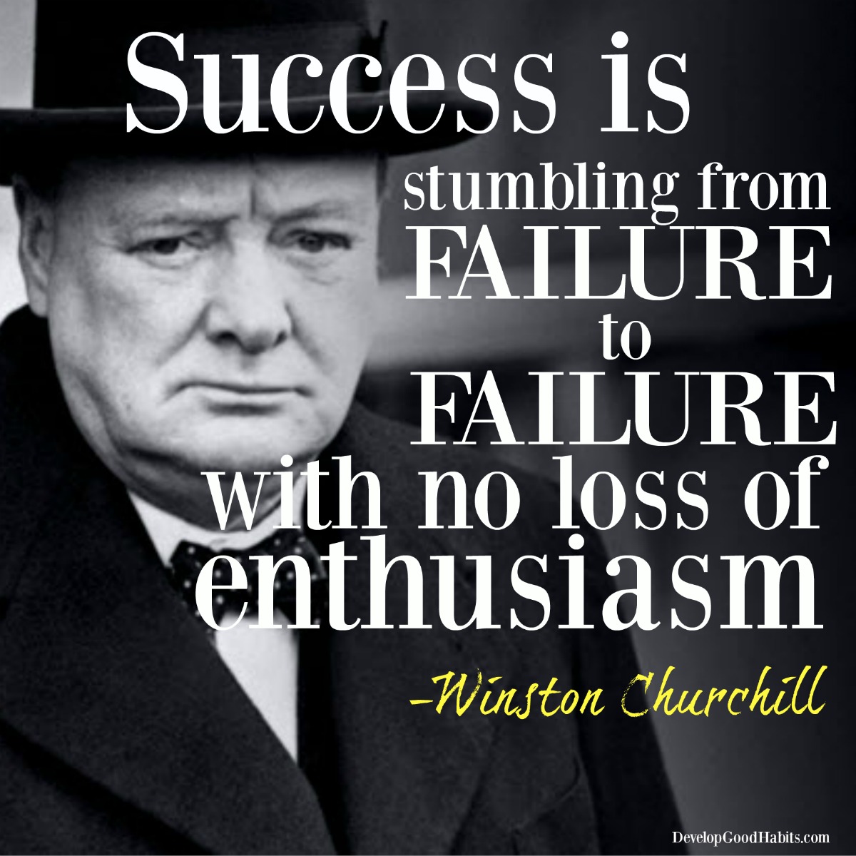 Success Is Stumbling From Failure To Failure With No - Success Is Failure Quotes - HD Wallpaper 