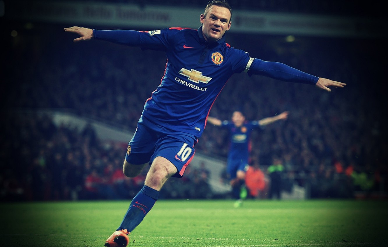 Photo Wallpaper Chevrolet, Football, Wayne Rooney, - Rooney Arsenal 2014 15 - HD Wallpaper 