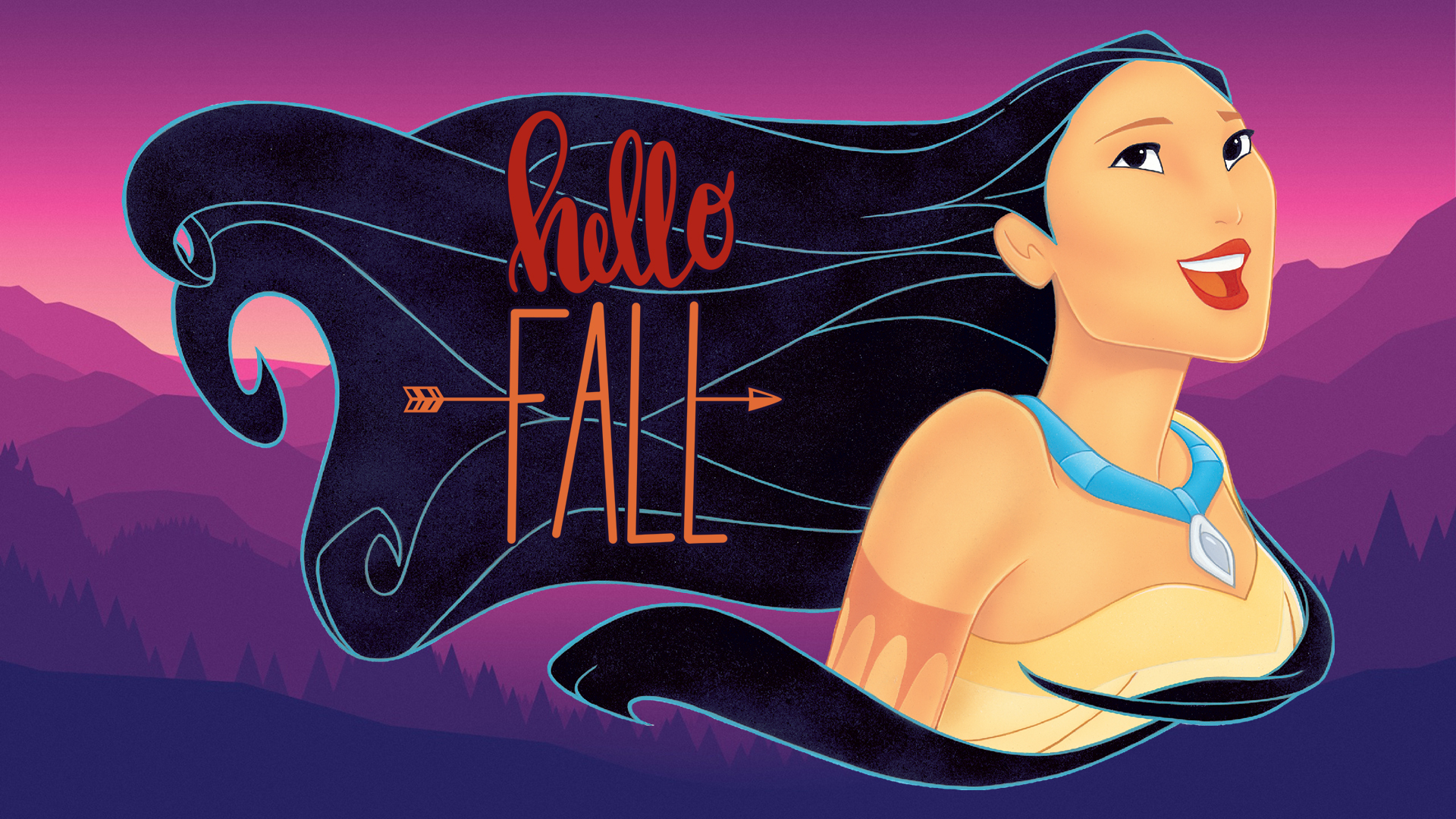 Hello Fall Image With Pocahontas - Pocahontas 2 - HD Wallpaper 