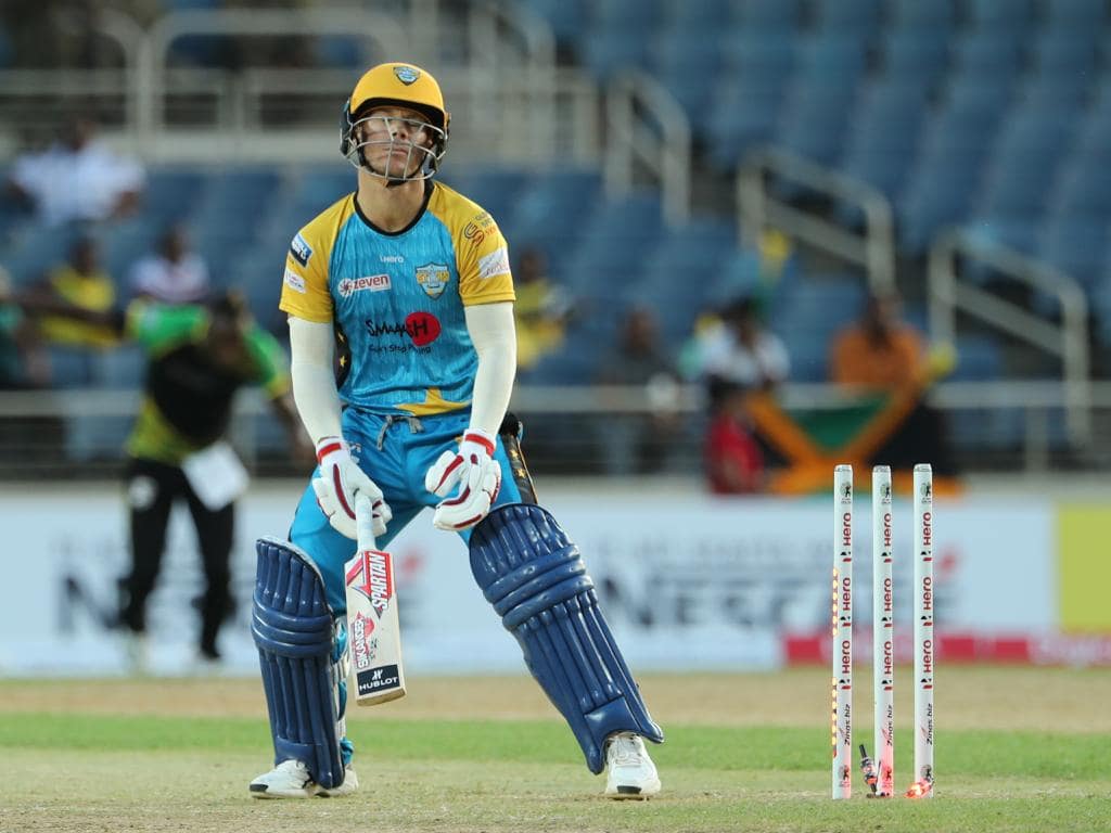 David Warner Can’t Believe His Luck - David Warner St Lucia Stars - HD Wallpaper 