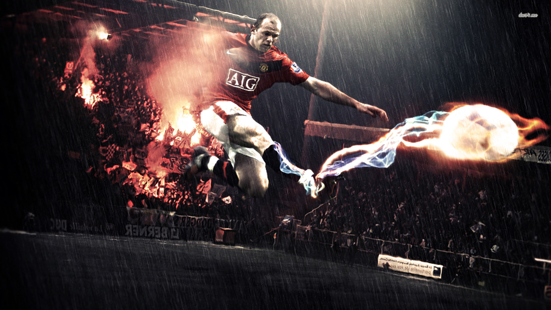 Manchester United 3d - HD Wallpaper 