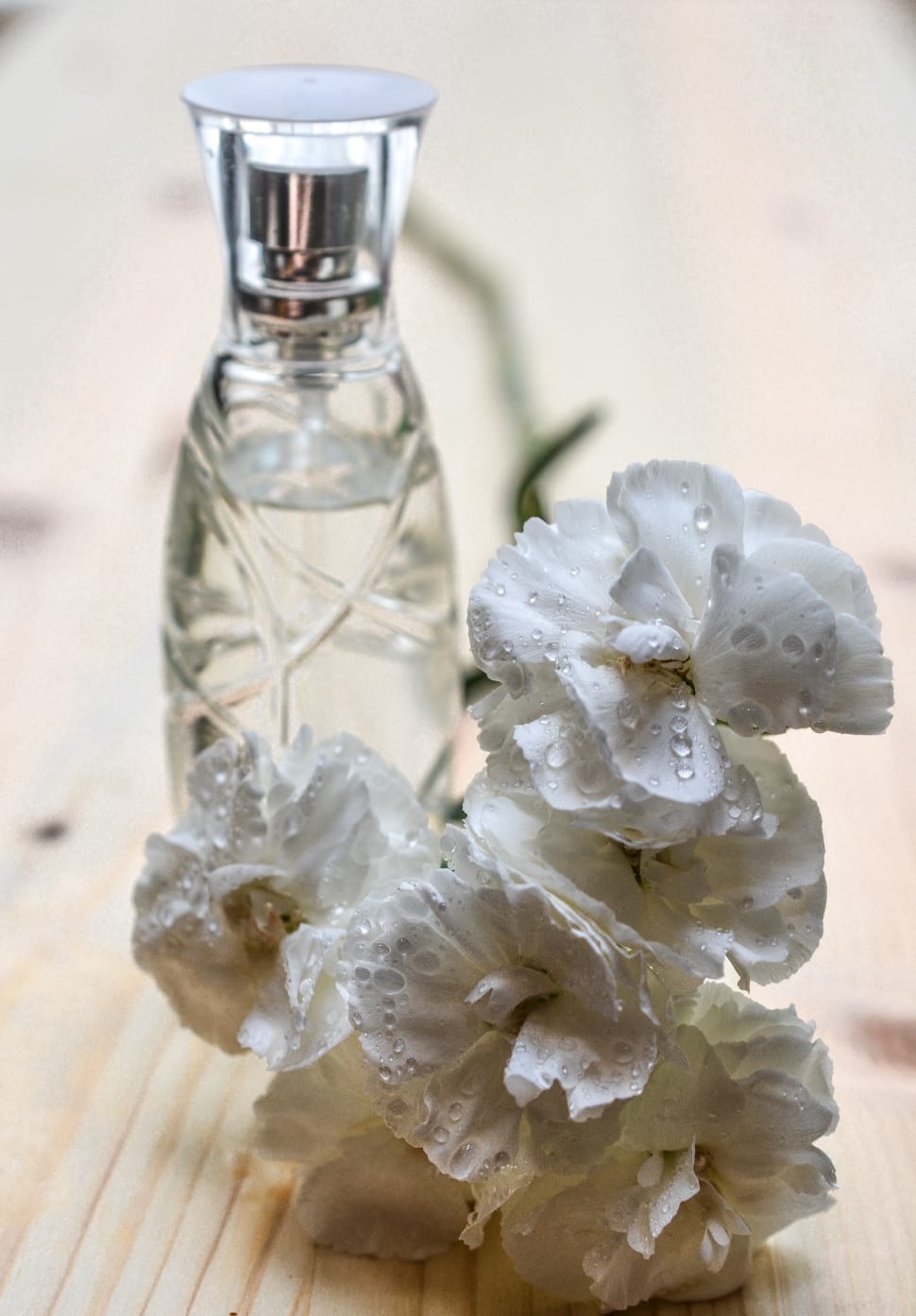 Clear Glass Perfume Bottle Preview - HD Wallpaper 