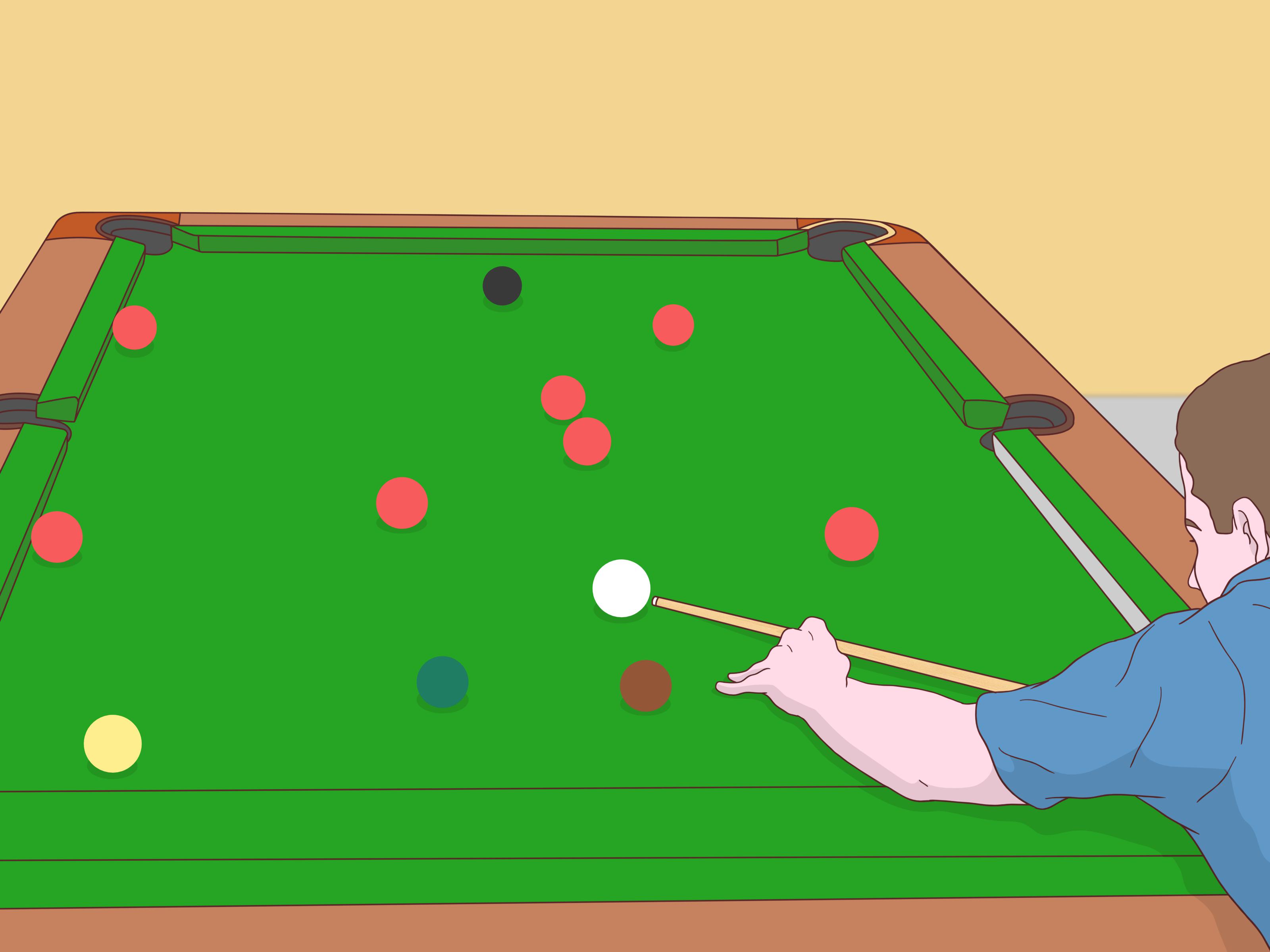 Image Titled Pot The Ball In Snooker Step - Matar Bola Na Sinuca - HD Wallpaper 