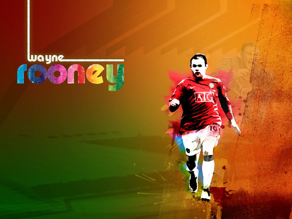 Wayne Rooney - Graphic Design - HD Wallpaper 