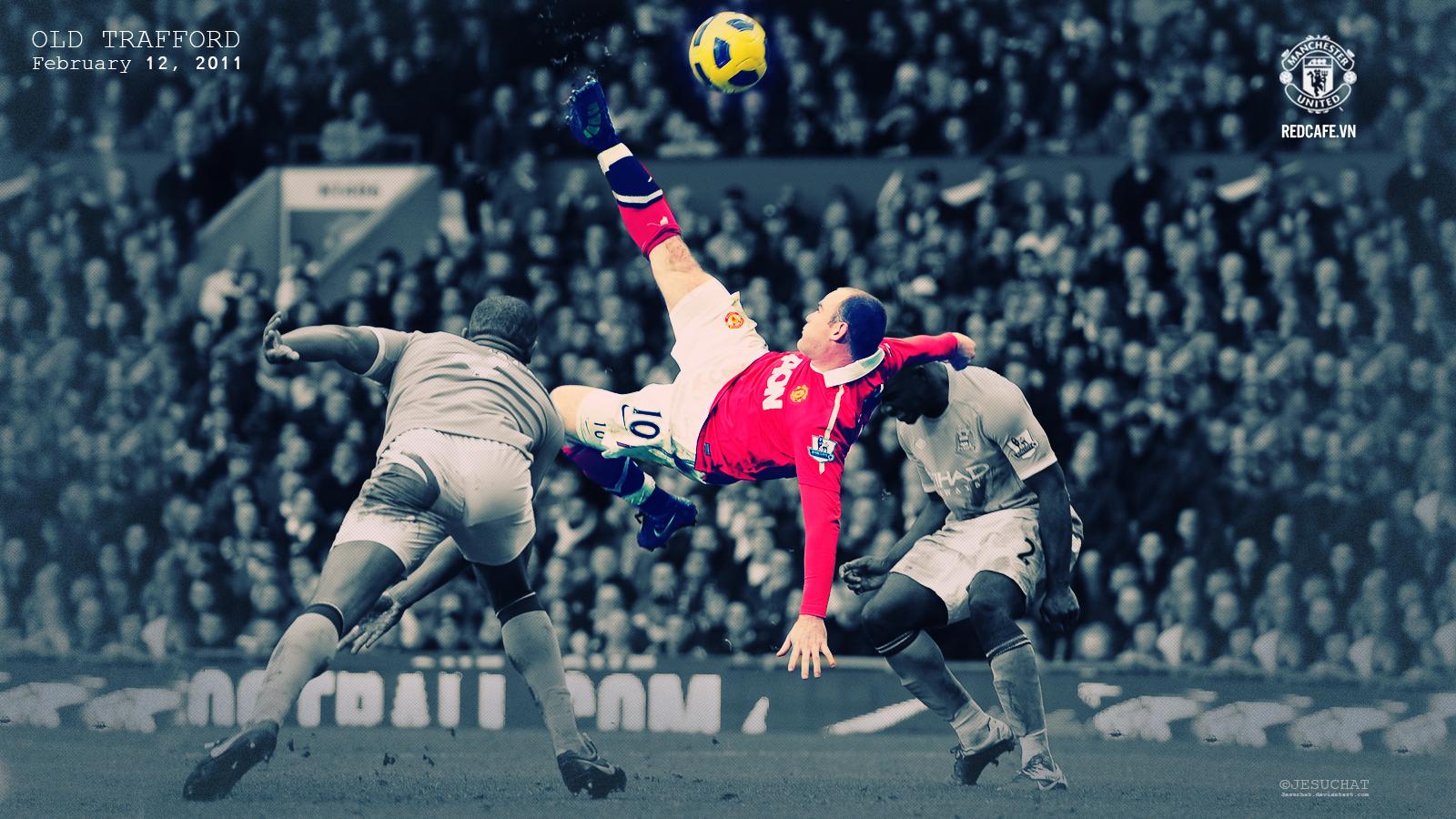Rooney Goal Against City - HD Wallpaper 