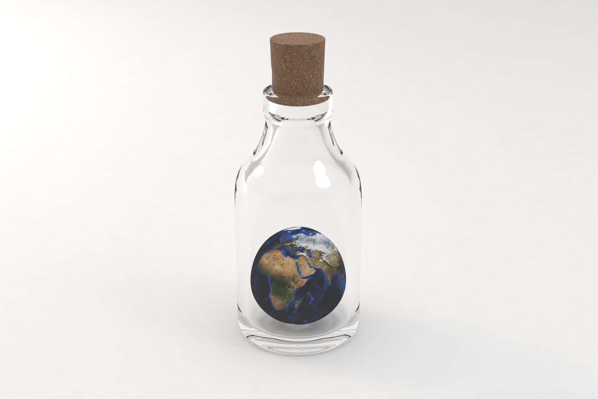 Glass Bottle - HD Wallpaper 