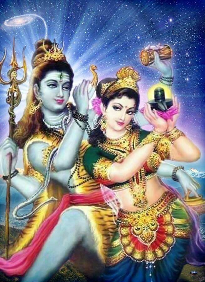 Shiva And Parvati Maa - HD Wallpaper 