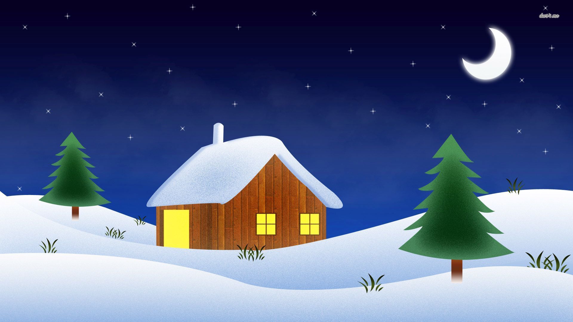 Good Night Winter Hd - 1920x1080 Wallpaper - teahub.io