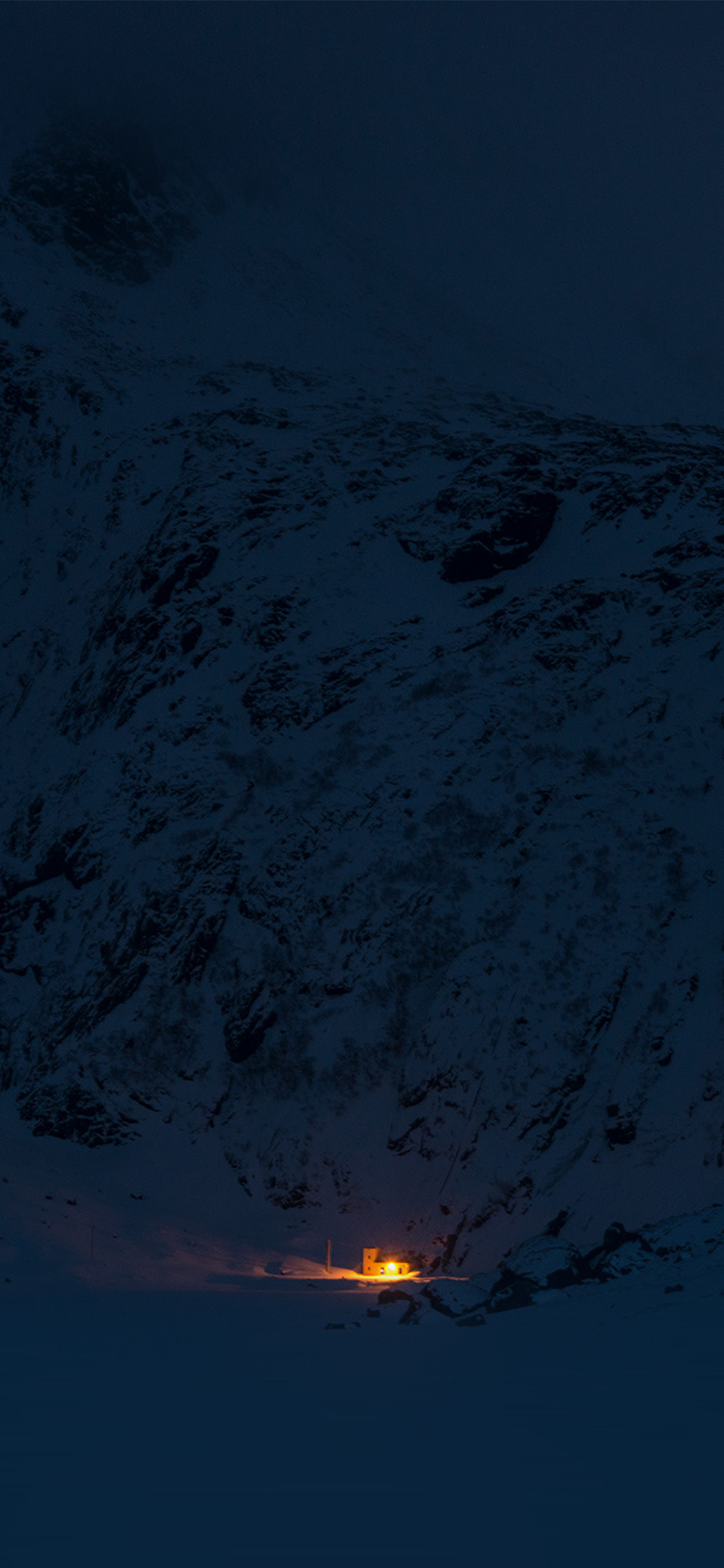 Com Apple Iphone Wallpaper Ny05 Mountain Night Light - Iphone Wallpaper Winter Night - HD Wallpaper 