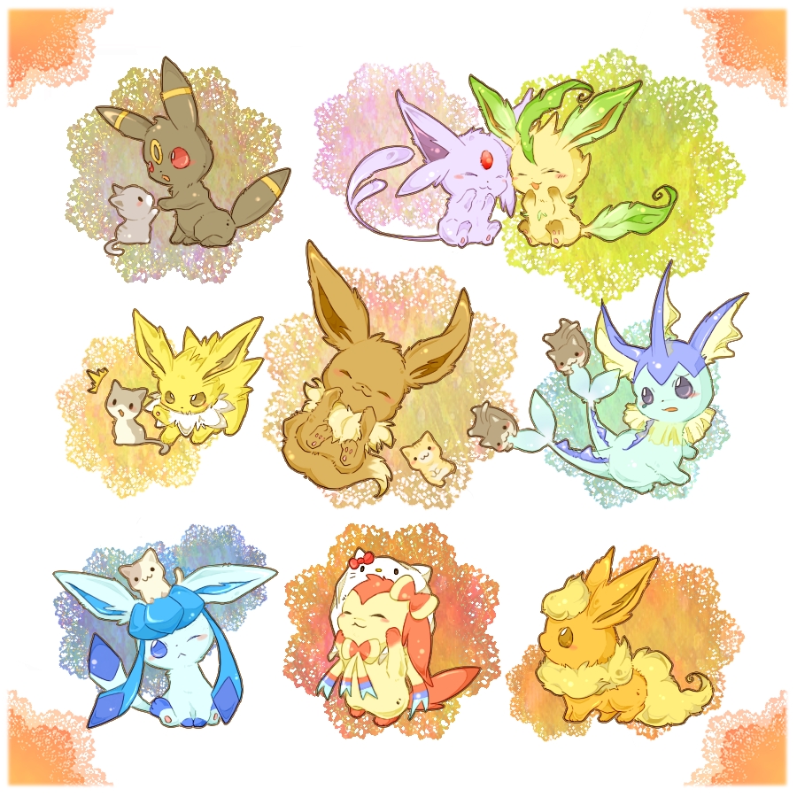 Pokémon X And Y Pikachu Yellow Cartoon Art Clip Art - Baby Cute Leafeon - HD Wallpaper 