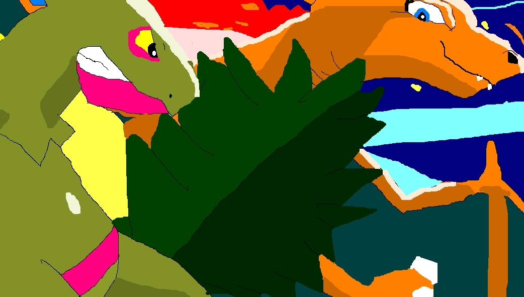 Is That You Re Best - Charizard Vs Sceptile - HD Wallpaper 