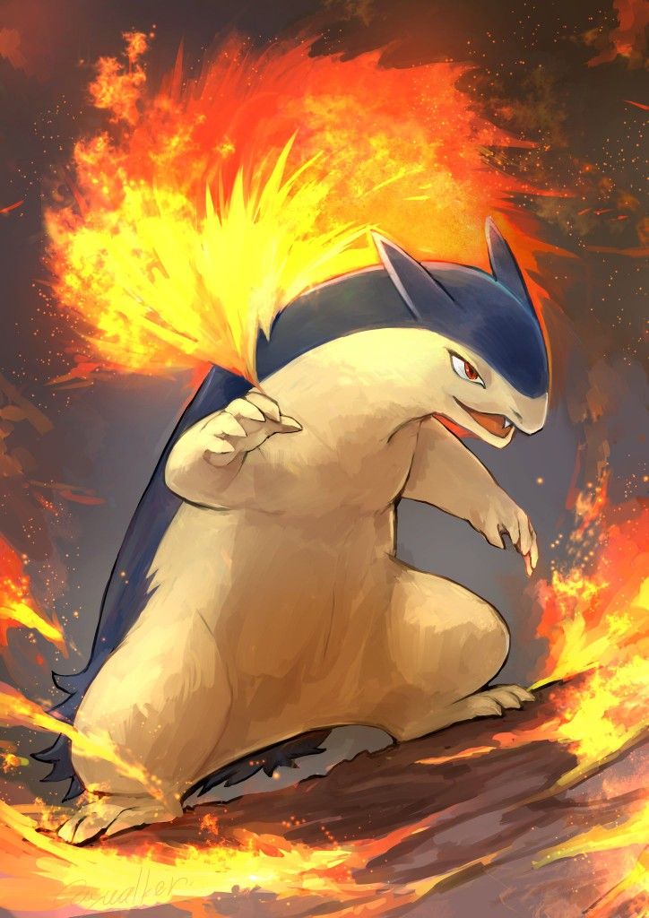 Pokemon Typhlosion - HD Wallpaper 