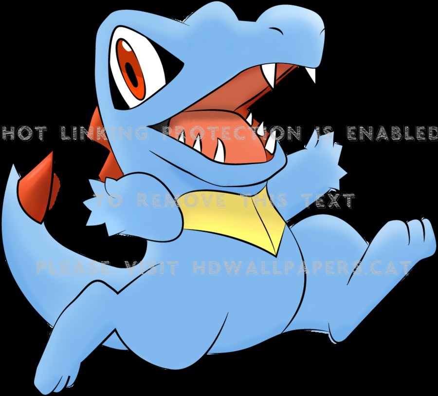 Totodile Water Pokemon Anime - Cartoon - HD Wallpaper 