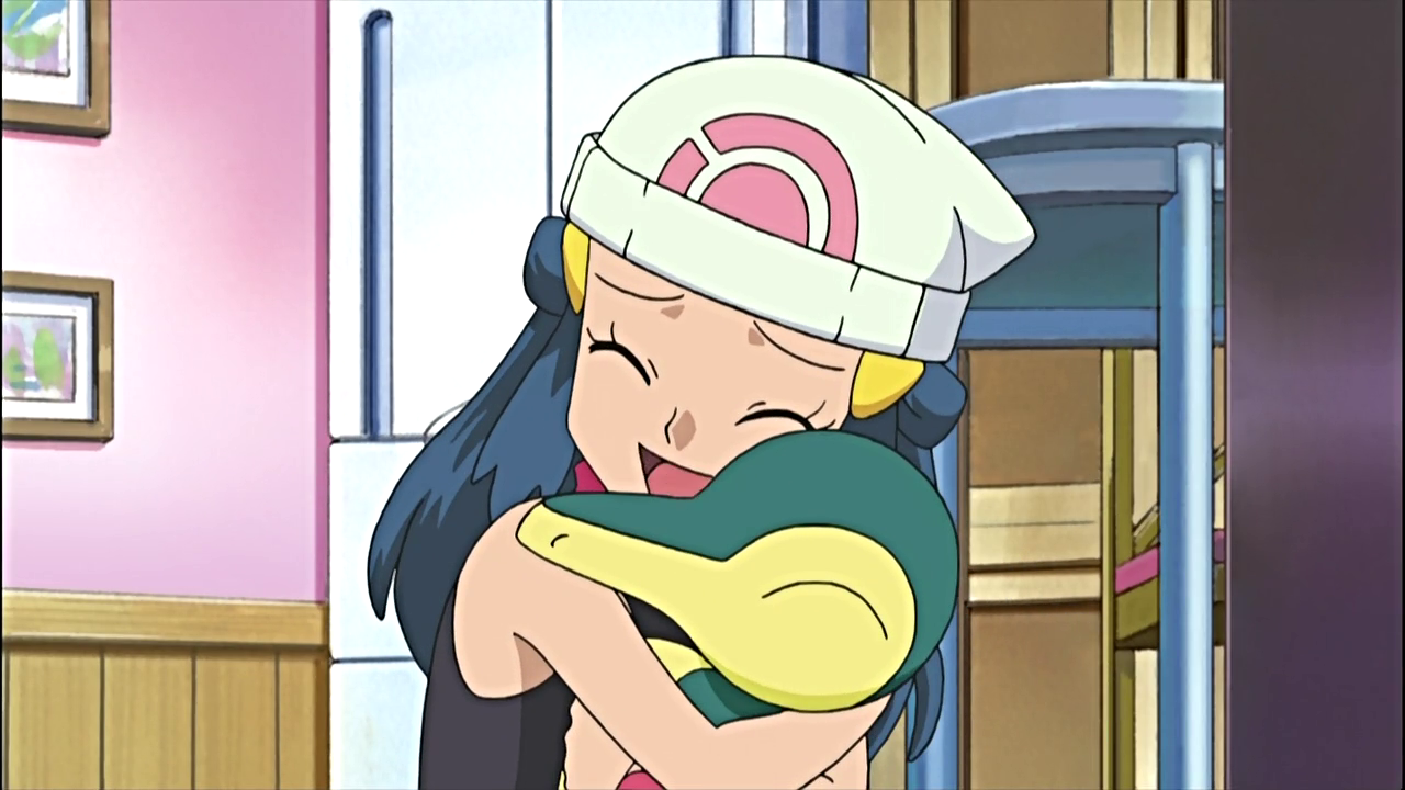 Pokemon Dawn And Cyndaquil - HD Wallpaper 