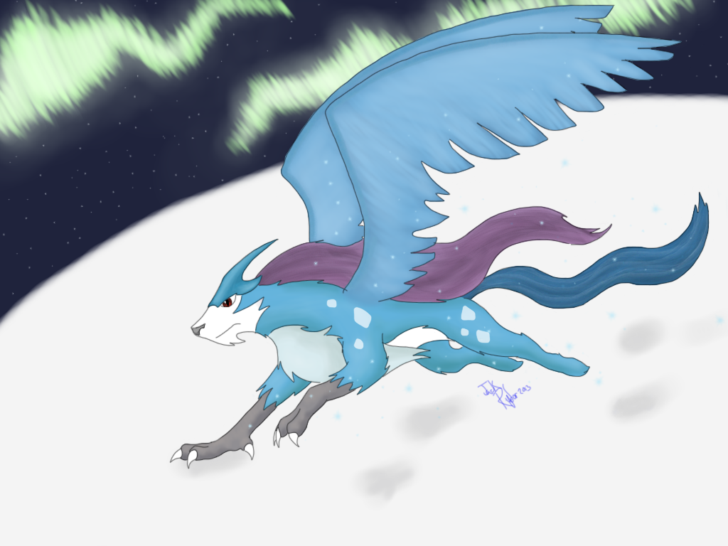 Suicune/articuno Hybrid - Suicune Articuno - HD Wallpaper 