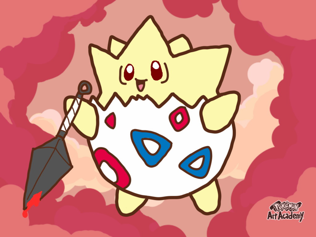 Pokemon Art Togepi - HD Wallpaper 