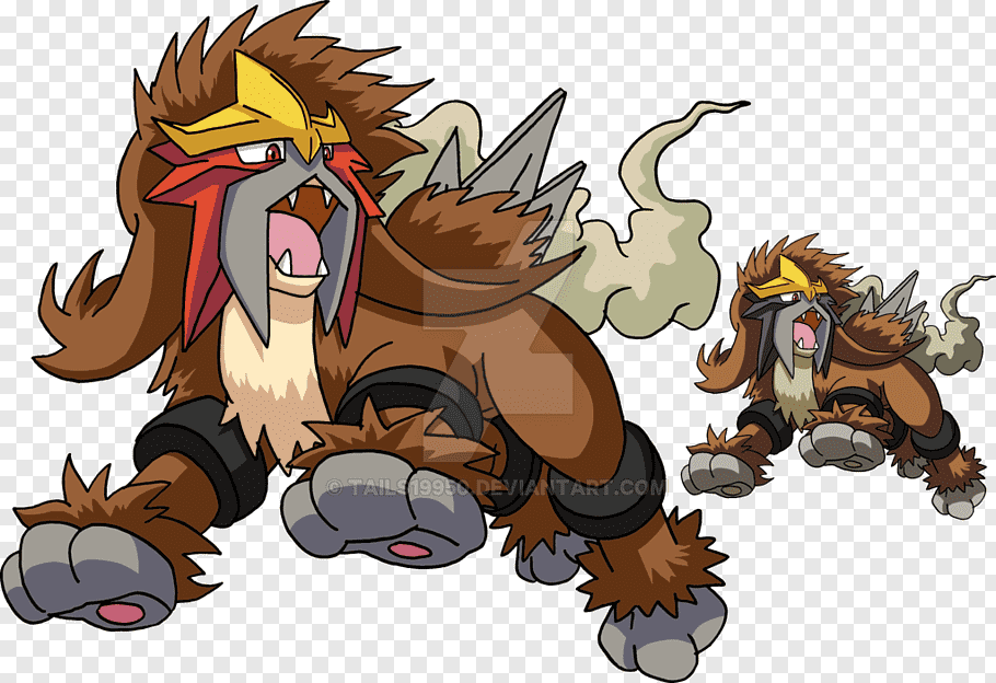 Entei Raikou Art Drawing, Pokemon Free Png - Entei - HD Wallpaper 