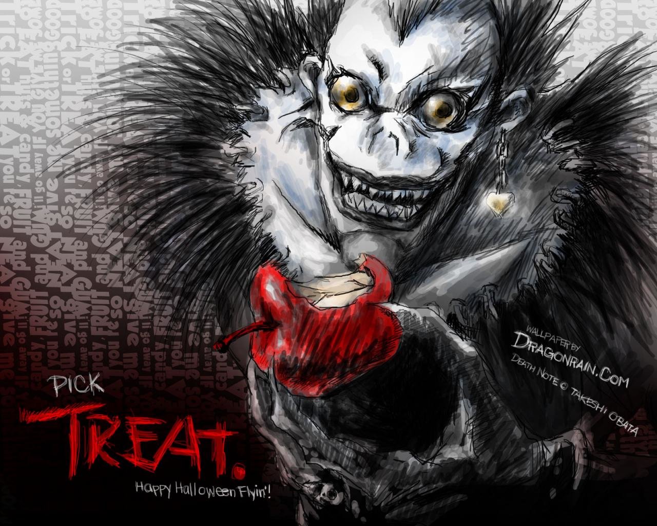 Best Death Note Wallpaper Id - Death Note Shinigami Ryuk - HD Wallpaper 