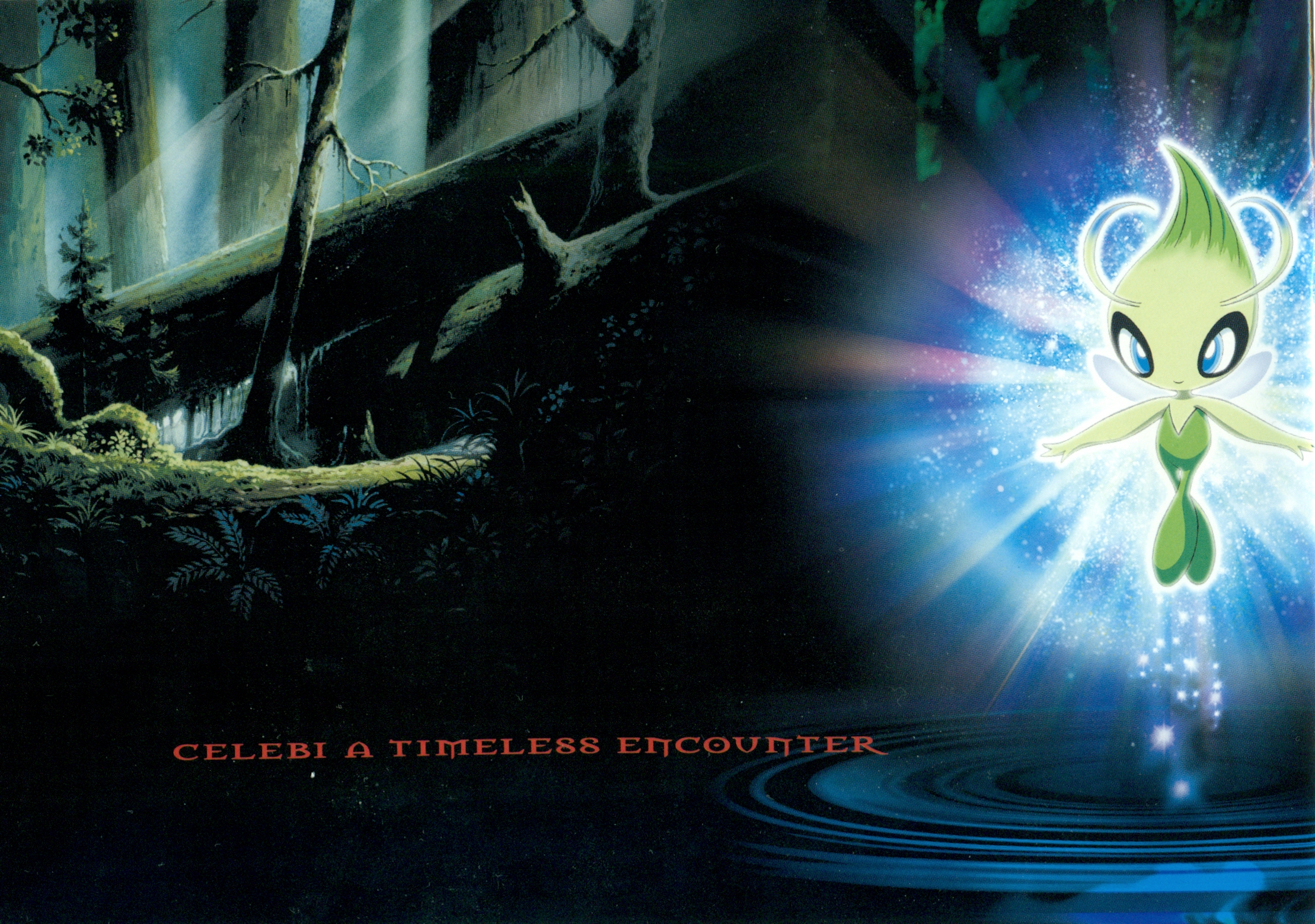 Pokémon - Celebi Lv X - HD Wallpaper 