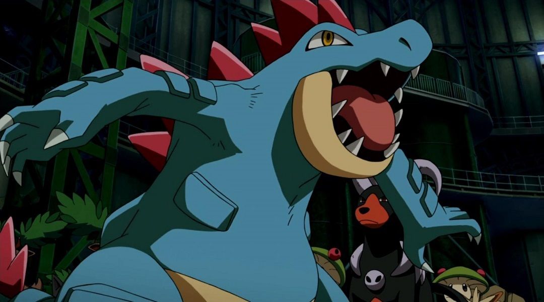 Feraligatr Hydro Pump - HD Wallpaper 