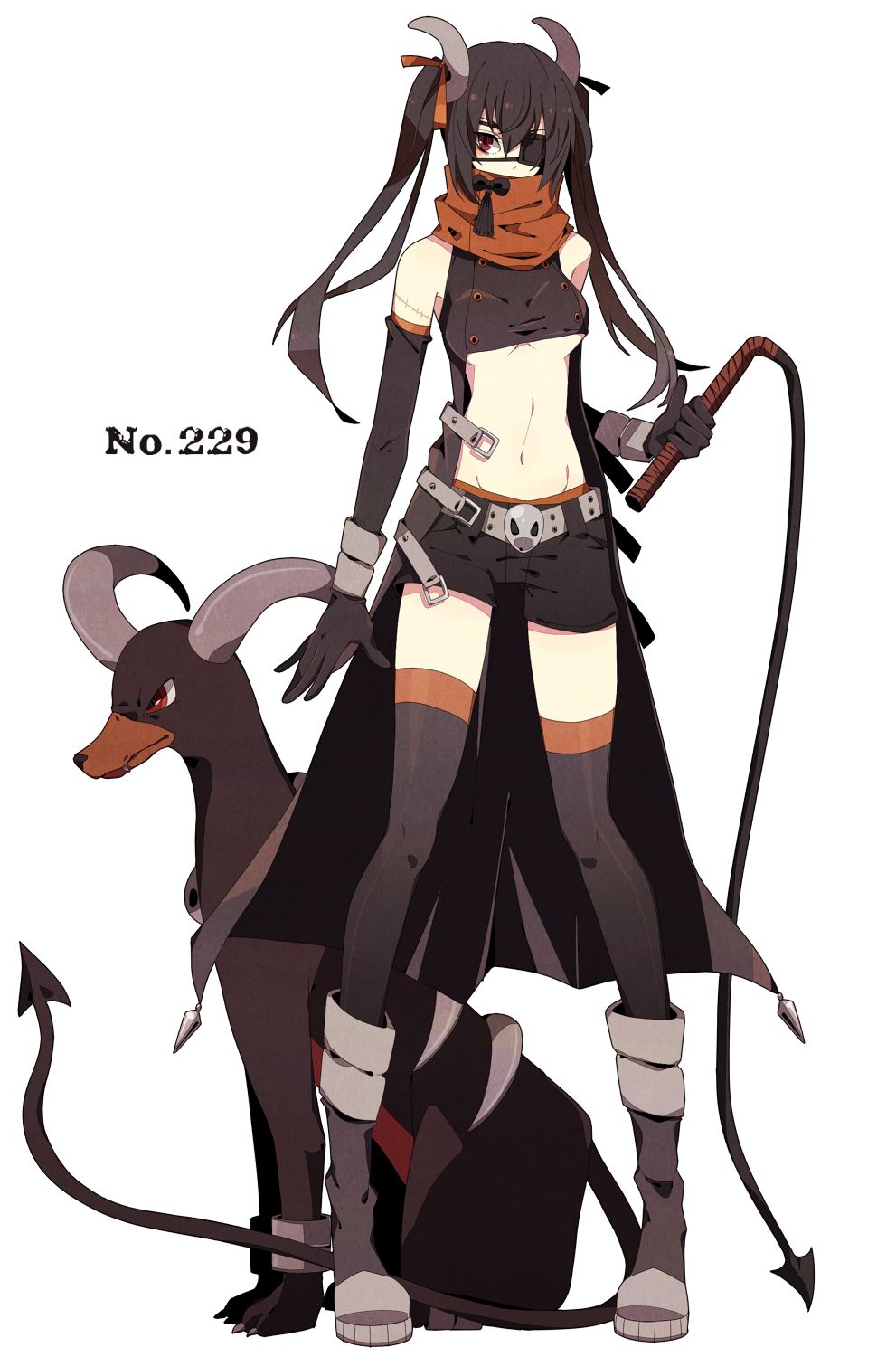 Houndoom Gijinka Female - HD Wallpaper 