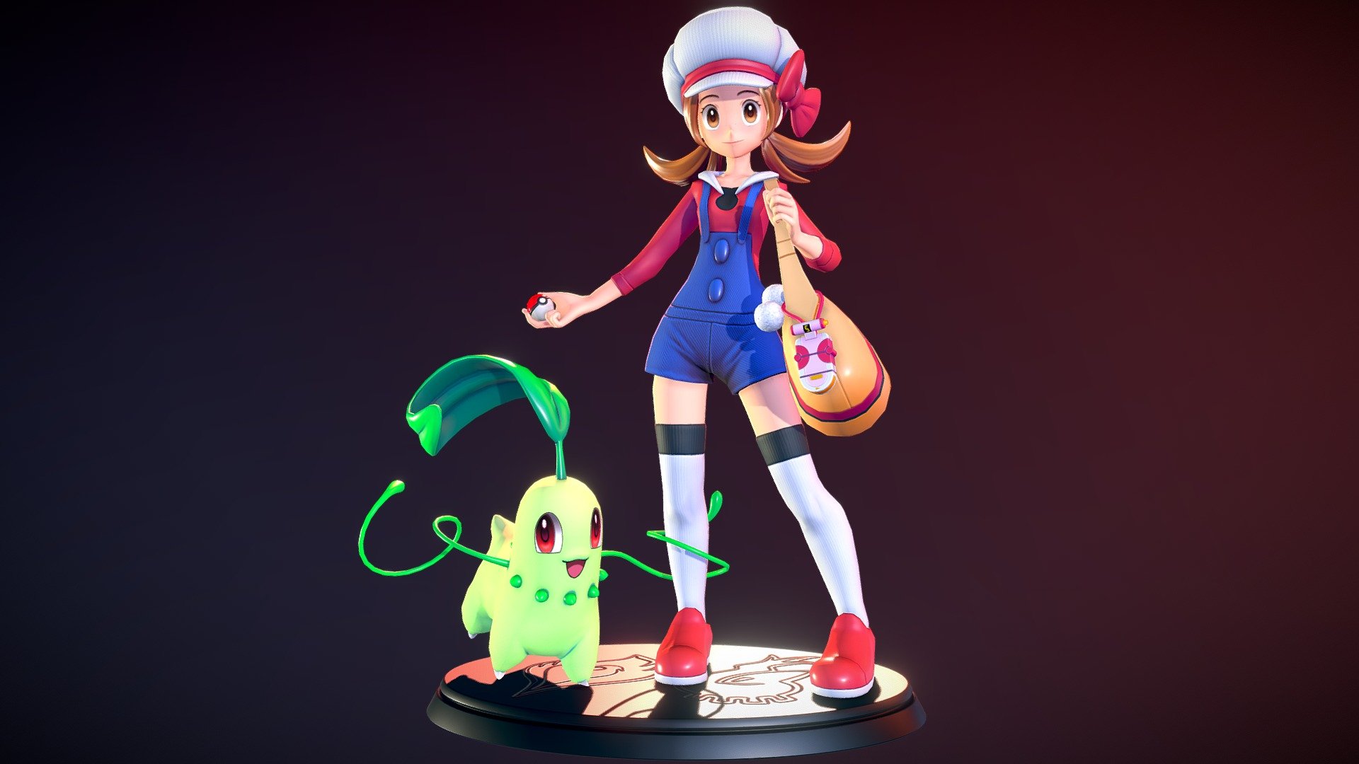 Lyra 3d Pokemon - HD Wallpaper 